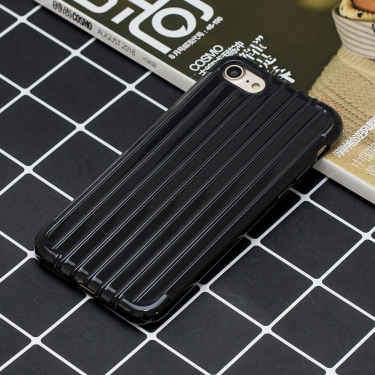 Suitcase Style Striped Soft TPU Case For iPhone SE 2020 & 8 & 7