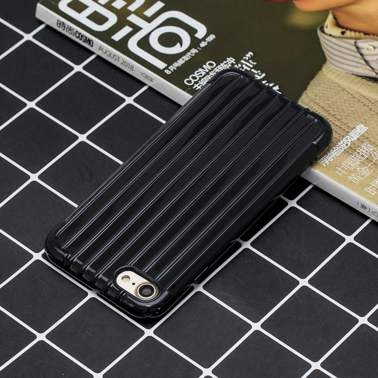 Suitcase Style Striped Soft TPU Case For iPhone SE 2020 & 8 & 7