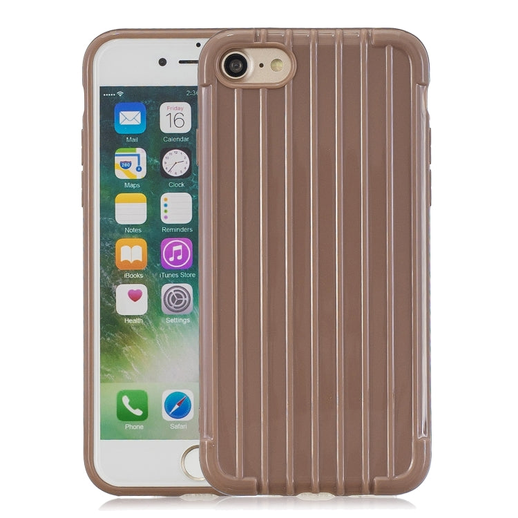 Suitcase Style Striped Soft TPU Case For iPhone SE 2020 & 8 & 7