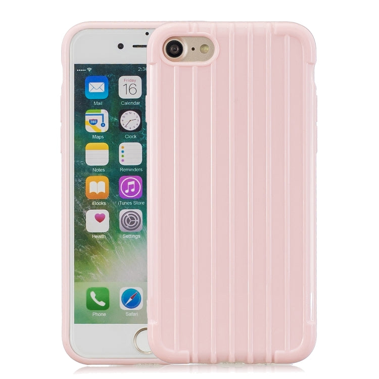 Suitcase Style Striped Soft TPU Case For iPhone SE 2020 & 8 & 7
