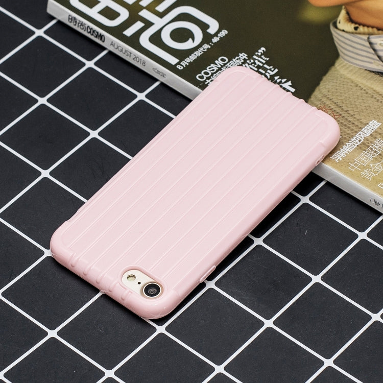 Suitcase Style Striped Soft TPU Case For iPhone SE 2020 & 8 & 7