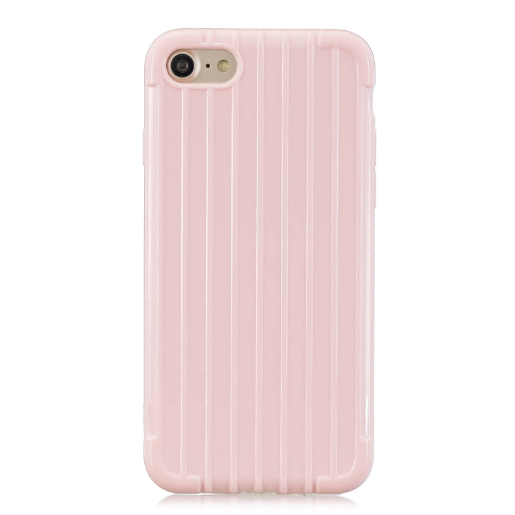 Suitcase Style Striped Soft TPU Case For iPhone SE 2020 & 8 & 7