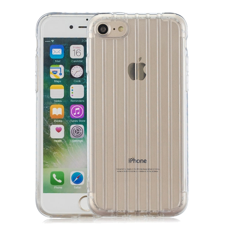 Suitcase Style Striped Soft TPU Case For iPhone SE 2020 & 8 & 7
