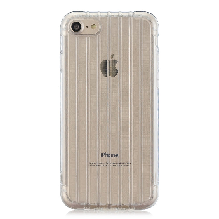Suitcase Style Striped Soft TPU Case For iPhone SE 2020 & 8 & 7