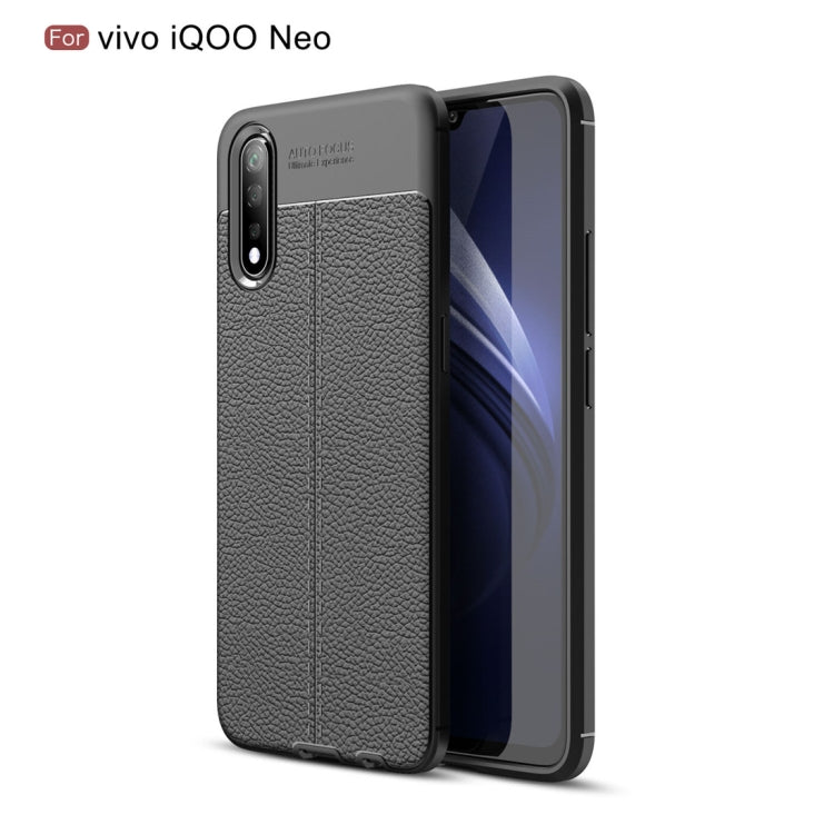 Litchi Texture TPU Shockproof Case for VIVO iQOO Neo