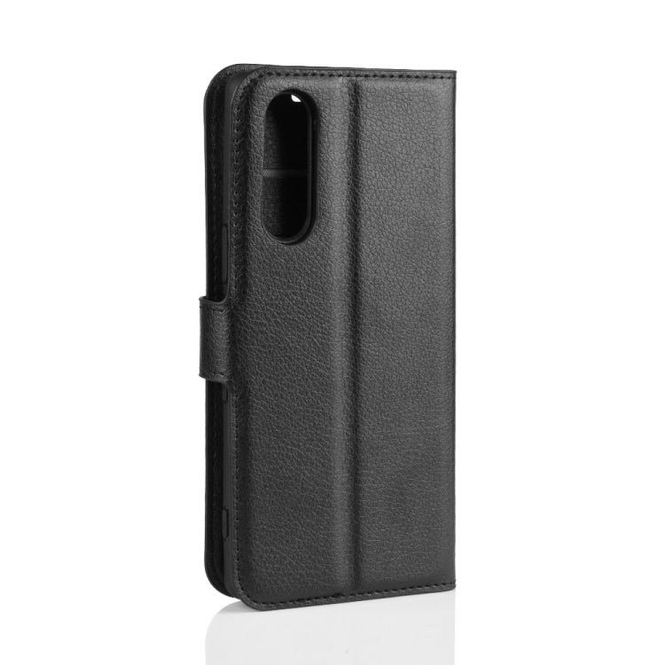 Litchi Texture Horizontal Flip Leather Case for Sony Xperia 2, with Wallet & Holder & Card Slots