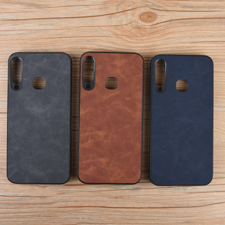 Shockproof Sheep Skin PC + PU + TPU Case For Infinix S4(Brown)