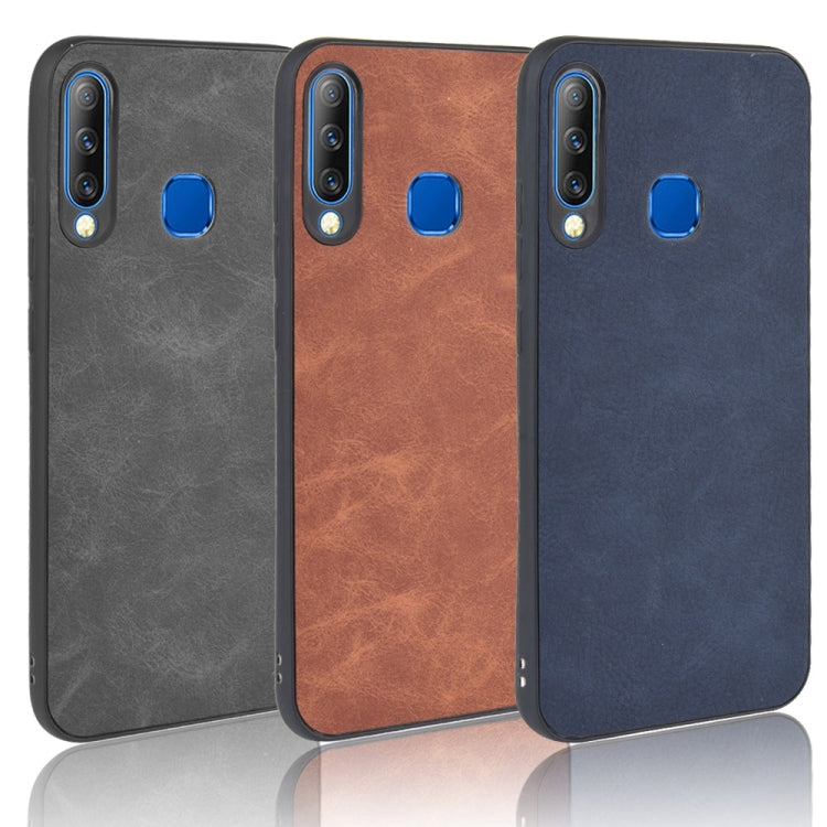 Shockproof Sheep Skin PC + PU + TPU Case For Infinix S4(Brown)