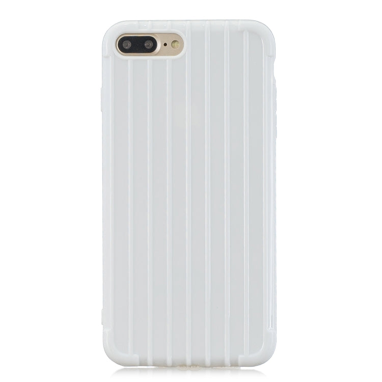 Suitcase Style Striped Soft TPU Case for iPhone 8 Plus & 7 Plus