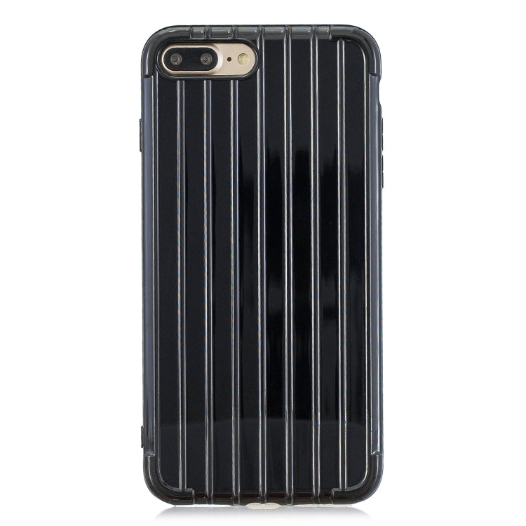 Suitcase Style Striped Soft TPU Case for iPhone 8 Plus & 7 Plus