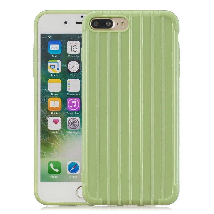 Suitcase Style Striped Soft TPU Case for iPhone 8 Plus & 7 Plus
