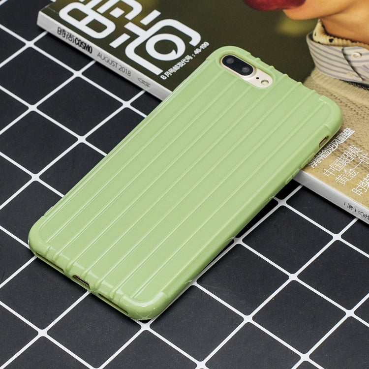 Suitcase Style Striped Soft TPU Case for iPhone 8 Plus & 7 Plus