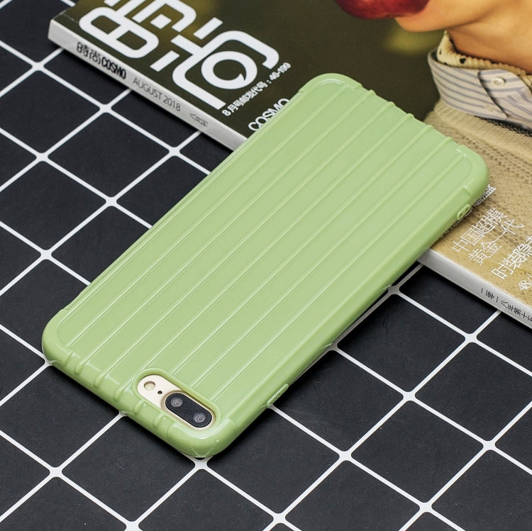Suitcase Style Striped Soft TPU Case for iPhone 8 Plus & 7 Plus