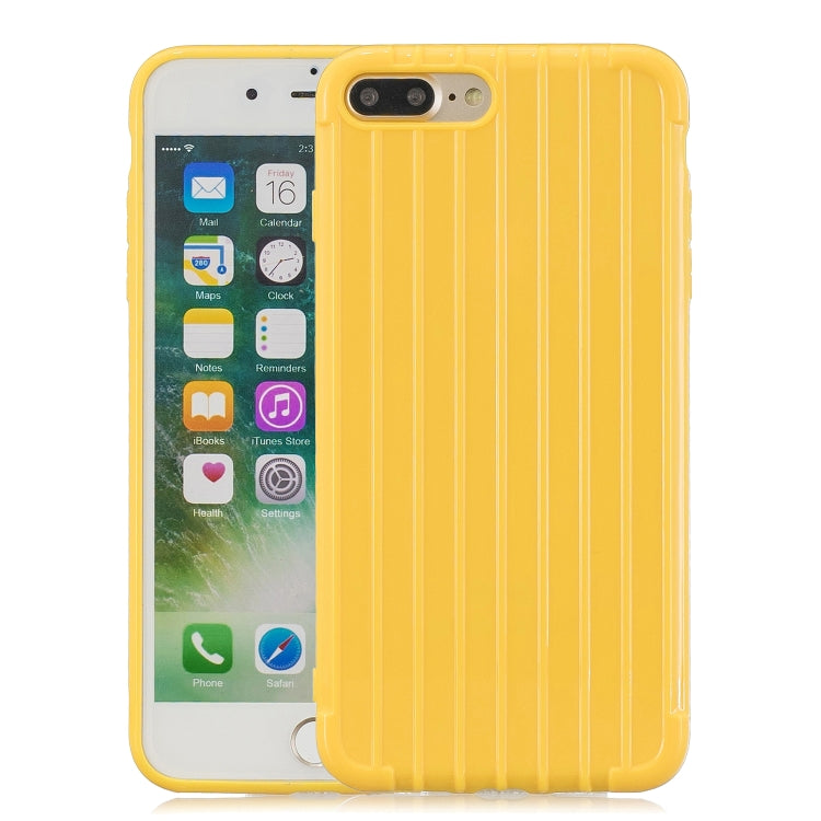 Suitcase Style Striped Soft TPU Case for iPhone 8 Plus & 7 Plus