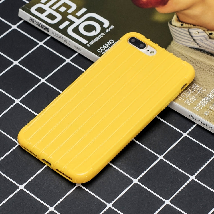 Suitcase Style Striped Soft TPU Case for iPhone 8 Plus & 7 Plus