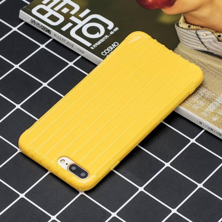 Suitcase Style Striped Soft TPU Case for iPhone 8 Plus & 7 Plus