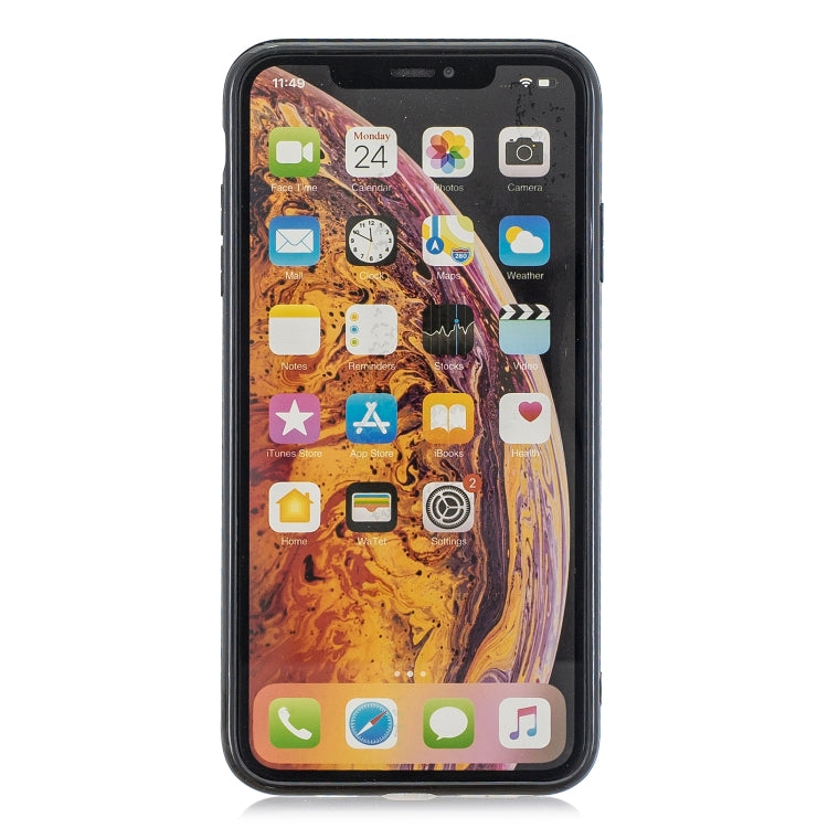 For iPhone X / XS Suitcase Style Striped Soft TPU Case