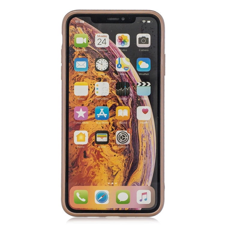 For iPhone X / XS Suitcase Style Striped Soft TPU Case