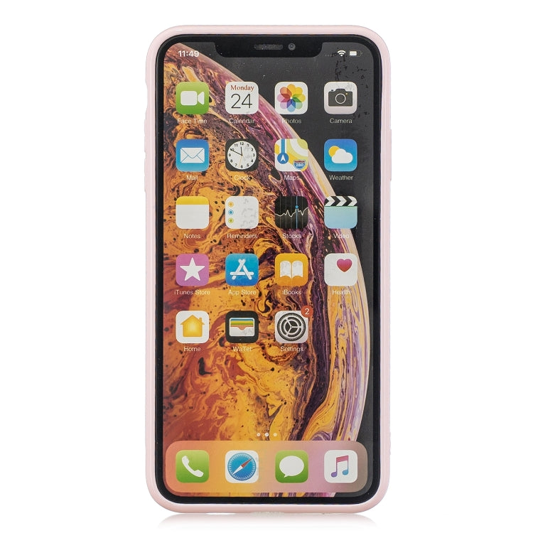 For iPhone X / XS Suitcase Style Striped Soft TPU Case