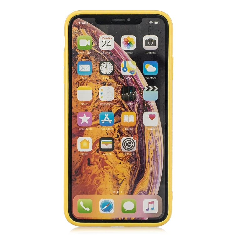 For iPhone X / XS Suitcase Style Striped Soft TPU Case