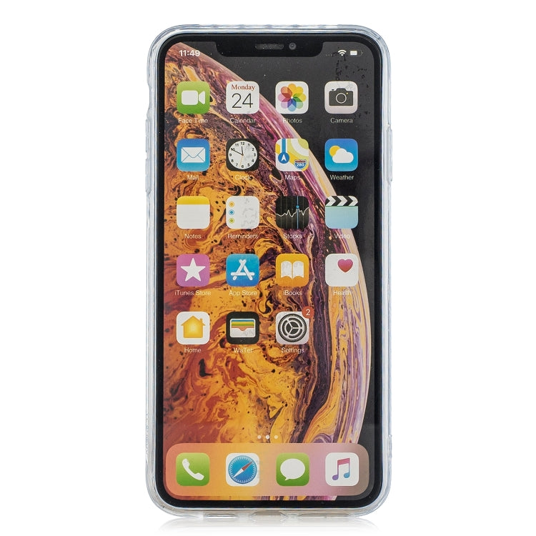 For iPhone X / XS Suitcase Style Striped Soft TPU Case