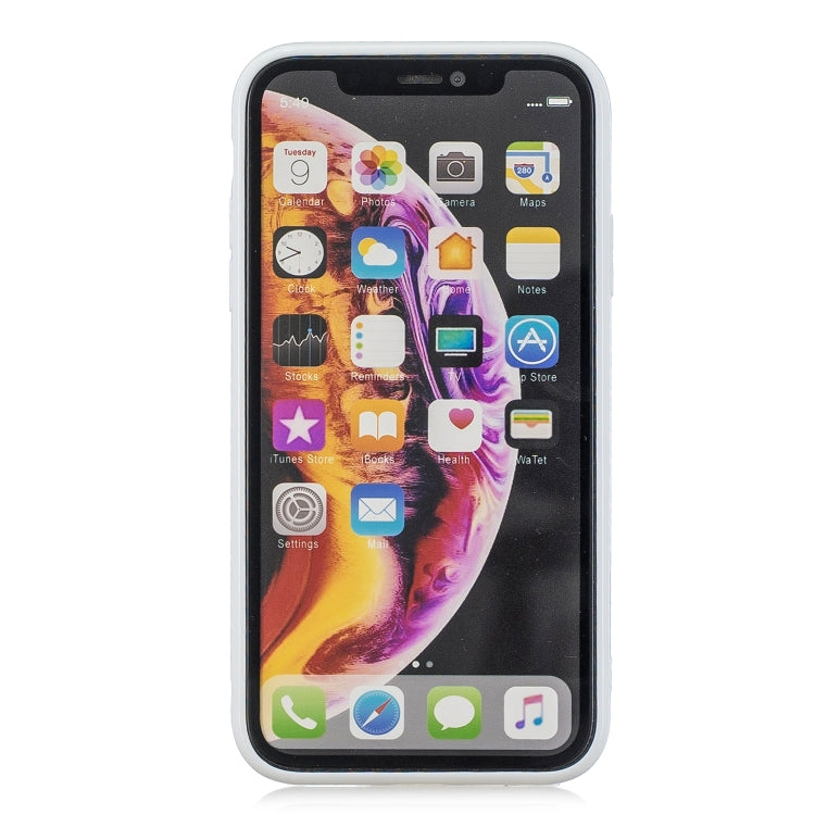 For iPhone XR Suitcase Style Striped Soft TPU Case