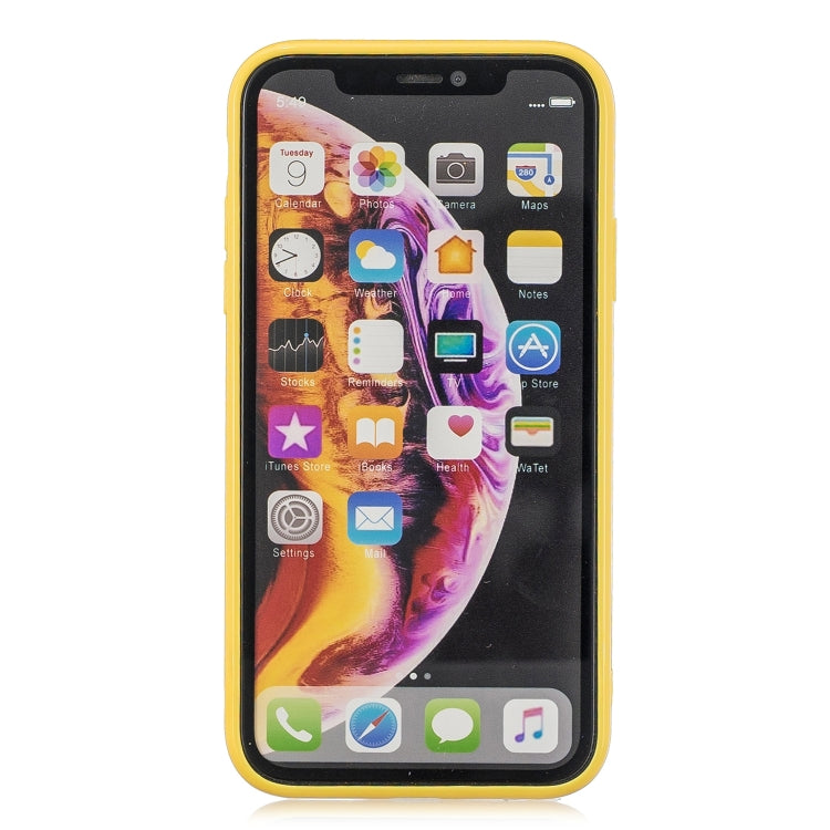 For iPhone XR Suitcase Style Striped Soft TPU Case