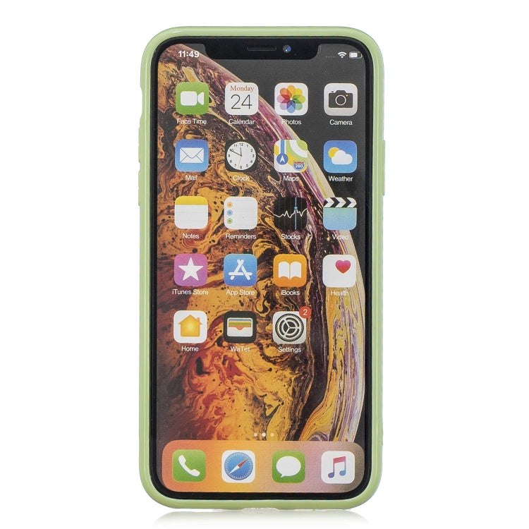 For iPhone XS Max Suitcase Style Striped Soft TPU Case