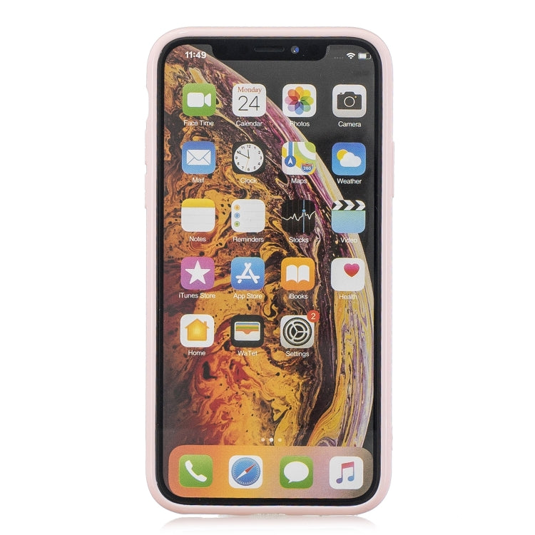For iPhone XS Max Suitcase Style Striped Soft TPU Case