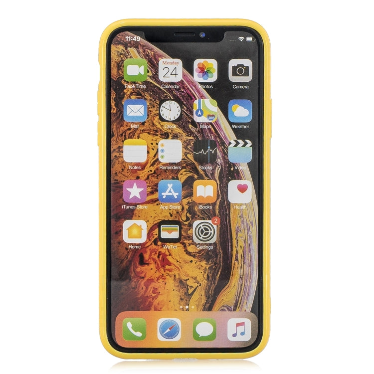 For iPhone XS Max Suitcase Style Striped Soft TPU Case
