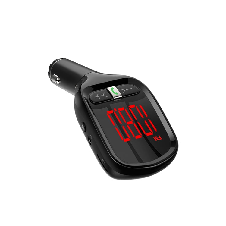 New FM Transmitter Car Charger Car Bluetooth Mp3 Player Black