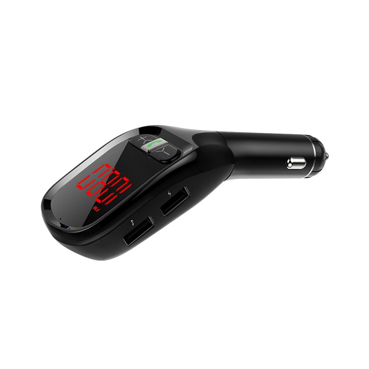 New FM Transmitter Car Charger Car Bluetooth Mp3 Player Black