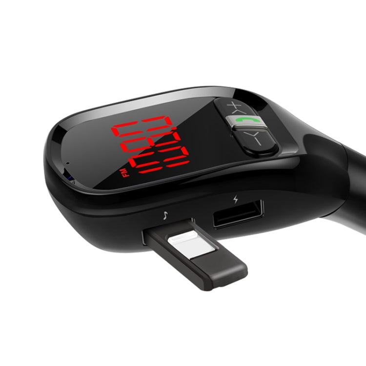 New FM Transmitter Car Charger Car Bluetooth Mp3 Player Black