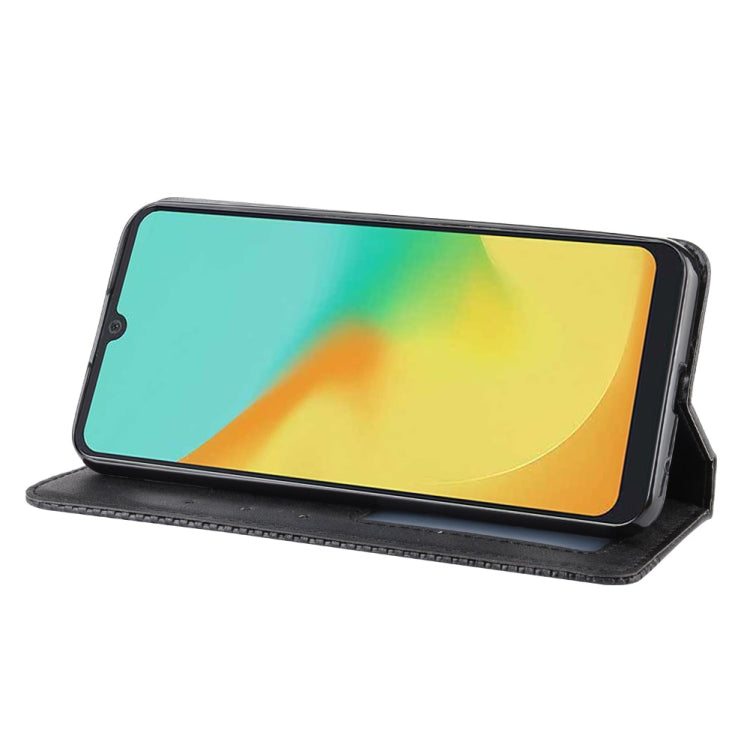 Magnetic Buckle Retro Crazy Horse Texture Horizontal Flip Leather Case for ZTE Blade A7 (2019) , with Holder & Card Slots & Photo Frame