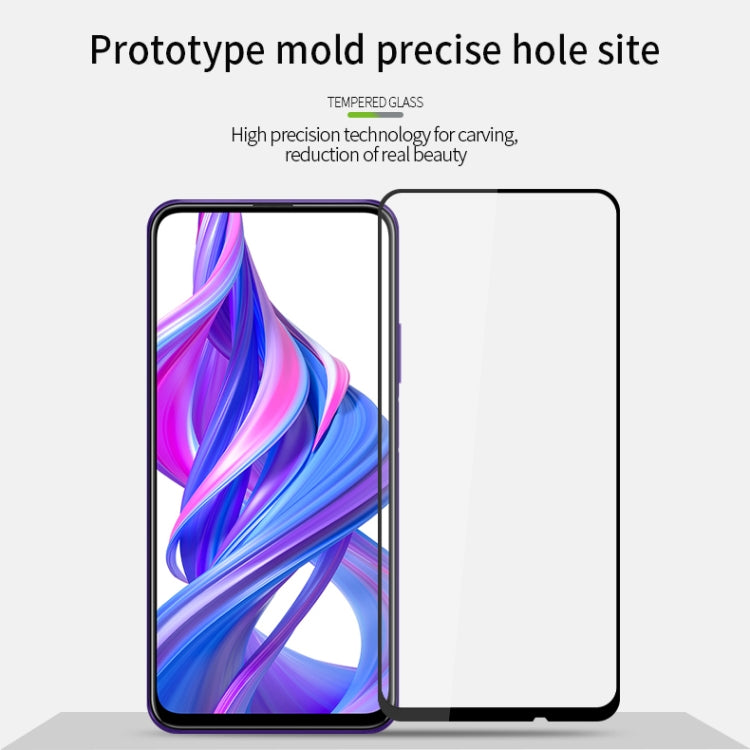 MOFI 9H 2.5D Full Screen Tempered Glass Film for Huawei Honor 9X / Honor 9X Pro(Black)