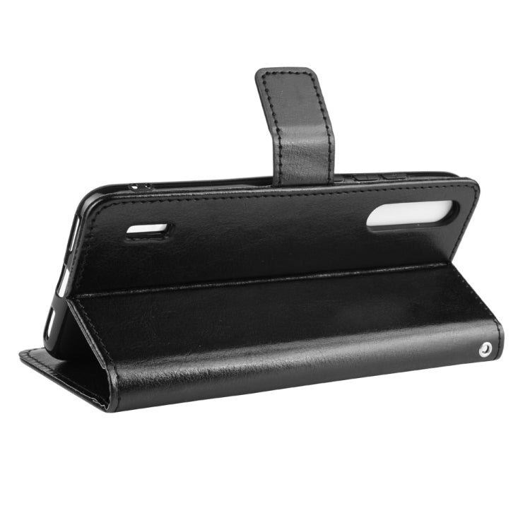 Retro Crazy Horse Texture Horizontal Flip Leather Case for Xiaomi CC9e /A3  , with Holder & Card Slots & Photo Frame