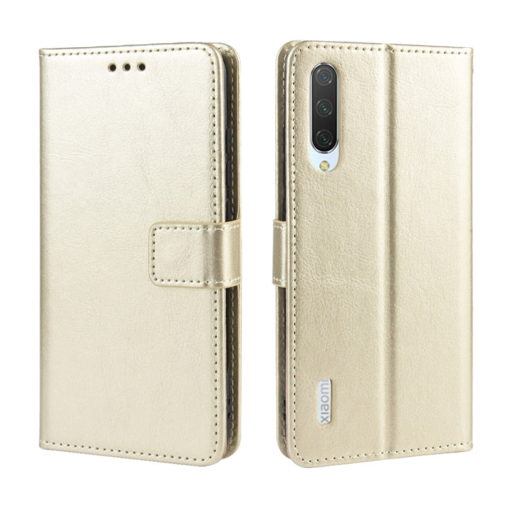 Retro Crazy Horse Texture Horizontal Flip Leather Case for Xiaomi CC9e /A3  , with Holder & Card Slots & Photo Frame