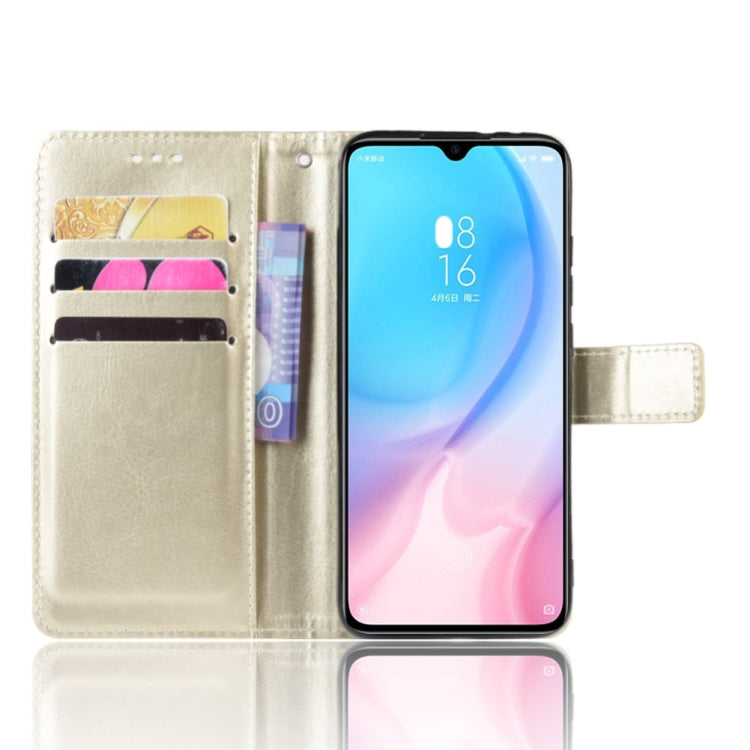 Retro Crazy Horse Texture Horizontal Flip Leather Case for Xiaomi CC9e /A3  , with Holder & Card Slots & Photo Frame