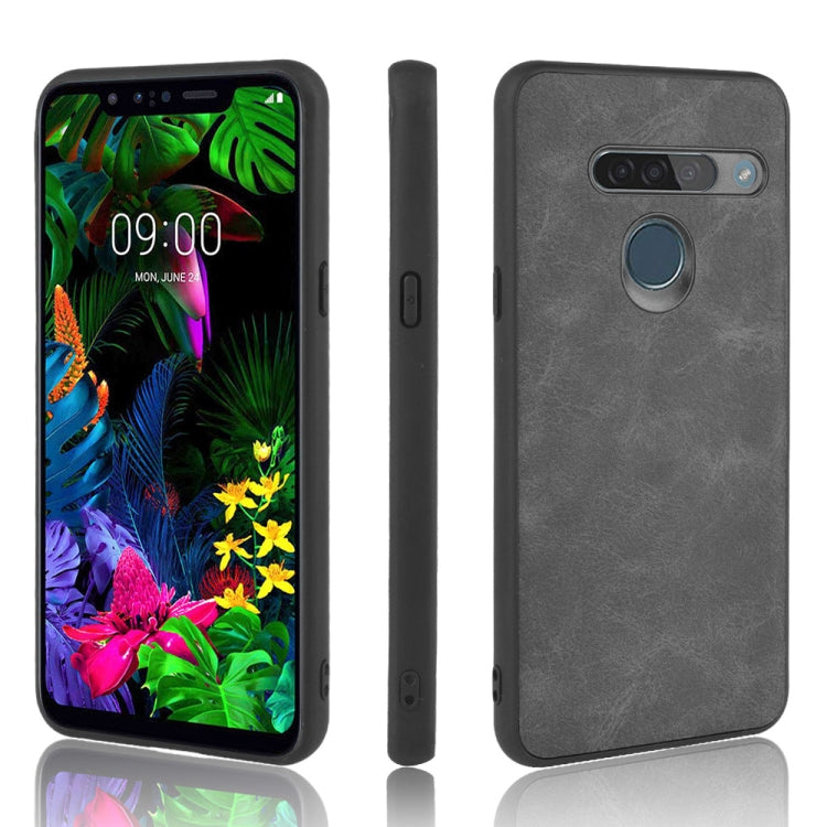 Shockproof Sheep Skin PC + PU + TPU Case For LG G8s ThinQ