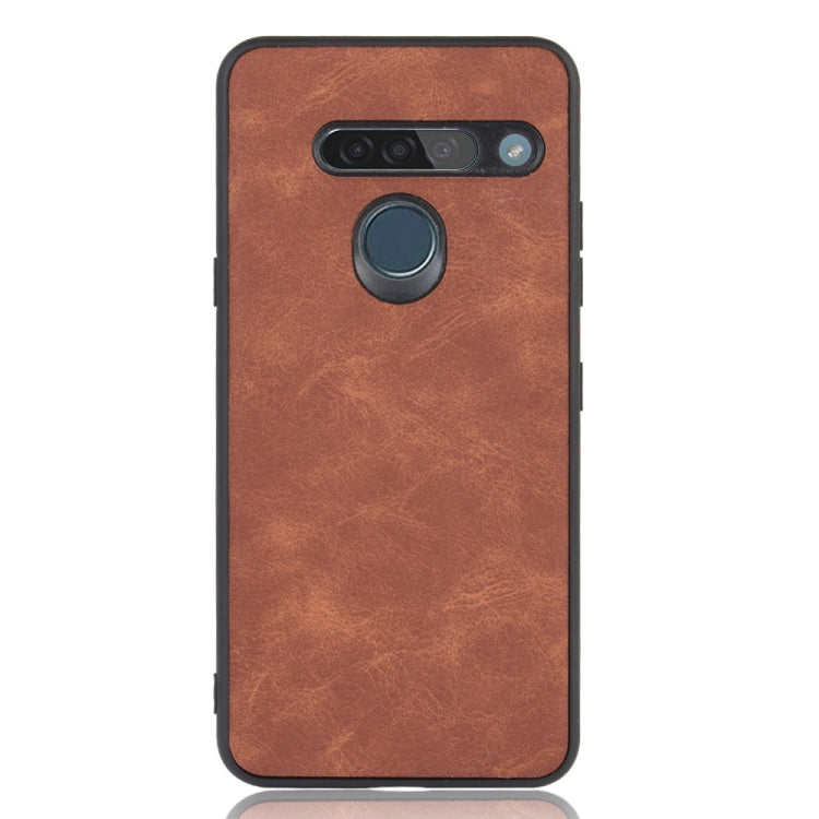Shockproof Sheep Skin PC + PU + TPU Case For LG G8s ThinQ
