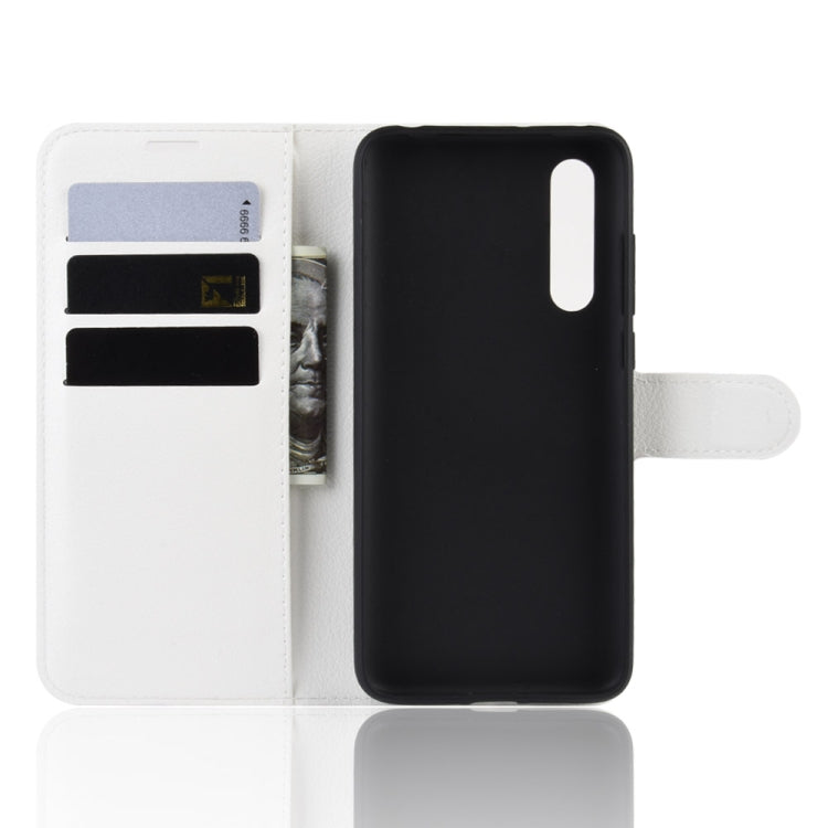 Litchi Texture Horizontal Flip Leather Case for Xiaomi MI CC9e / MI A3, with Wallet & Holder & Card Slots