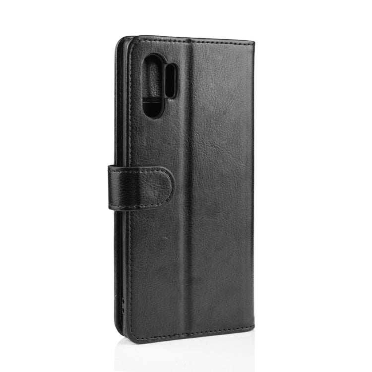 R64 Texture Single Fold Horizontal Flip Leather Case for Galaxy Note 10+, with Holder & Card Slots & Wallet