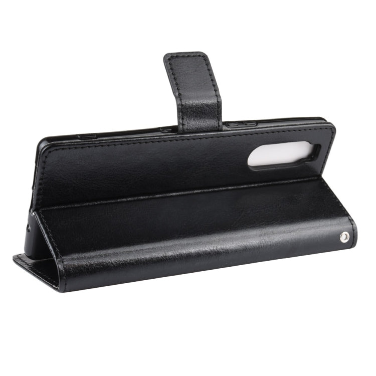 Retro Crazy Horse Texture Horizontal Flip Leather Case for Sony Xperia 2 , with Holder & Card Slots & Photo Frame