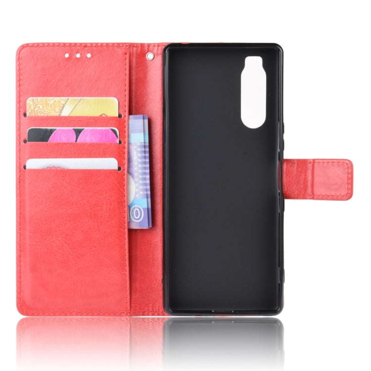 Retro Crazy Horse Texture Horizontal Flip Leather Case for Sony Xperia 2 , with Holder & Card Slots & Photo Frame