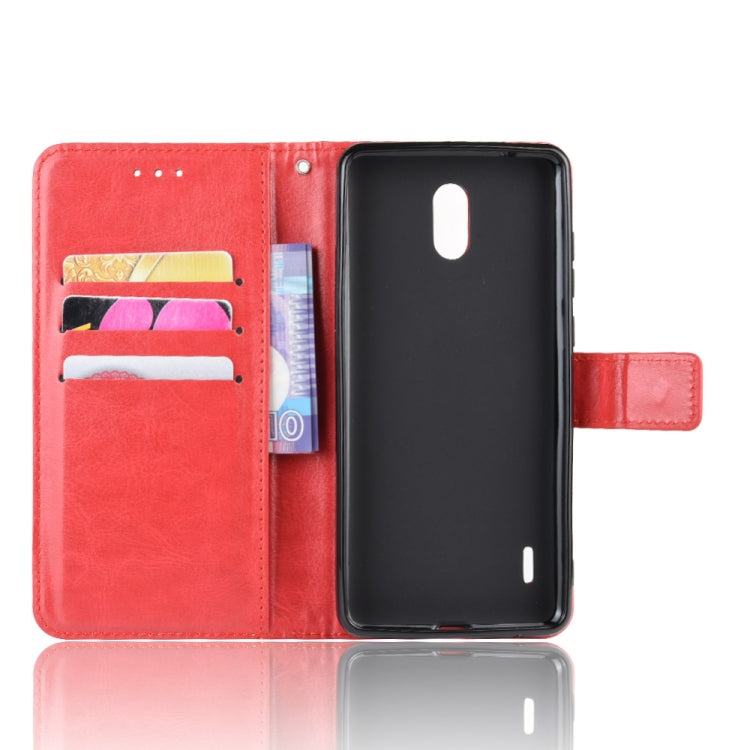 Retro Crazy Horse Texture Horizontal Flip Leather Case for Nokia 3.1 C , with Holder & Card Slots & Photo Frame