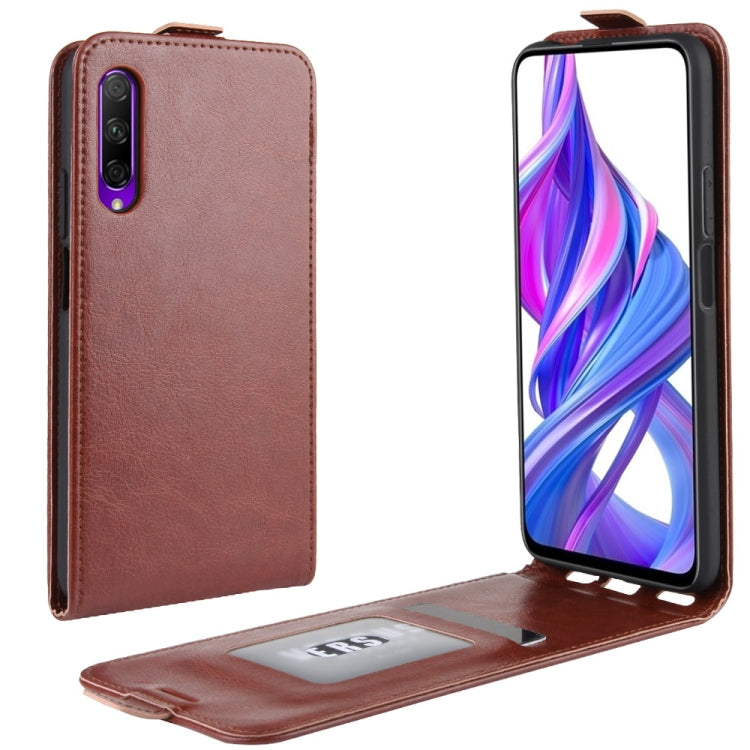 Crazy Horse Vertical Flip Leather Protective Case for Honor 9X / Honor 9X Pro