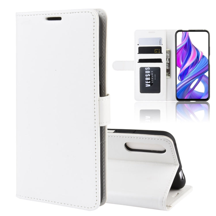 R64 Texture Single Fold Horizontal Flip Leather Case for Honor 9X / Honor 9X Pro, with Holder & Card Slots & Wallet