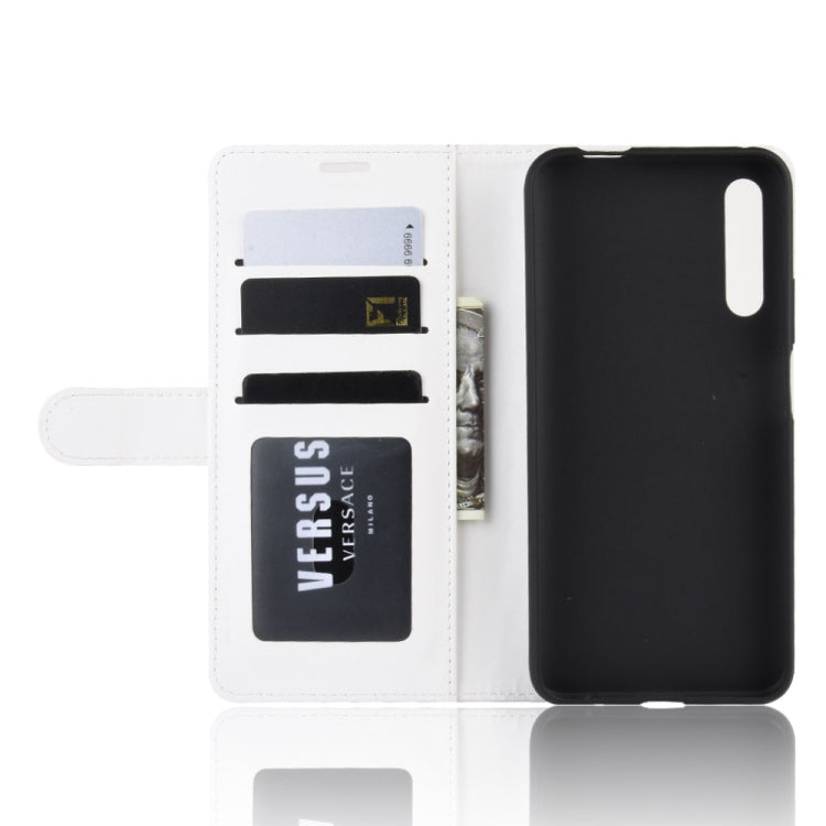 R64 Texture Single Fold Horizontal Flip Leather Case for Honor 9X / Honor 9X Pro, with Holder & Card Slots & Wallet