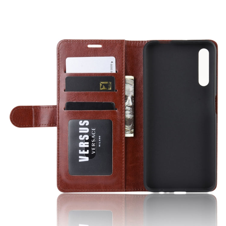 R64 Texture Single Fold Horizontal Flip Leather Case for Honor 9X / Honor 9X Pro, with Holder & Card Slots & Wallet