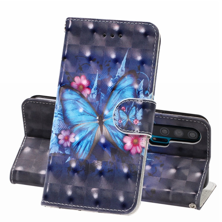 3D Visual Painting Left And Right Open Leather Case for Huawei Honor 20 Pro, With Bracket & Card Slot & Wallet & Bracelet